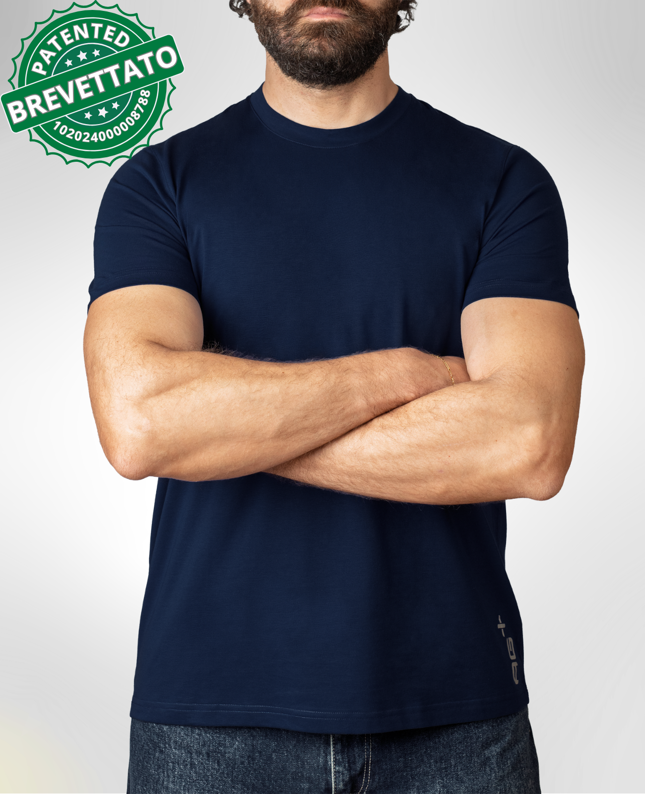 AG+ t-shirt uomo casual